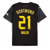 Camisa de time de futebol Borussia Dortmund Donyell Malen #21 Replicas 2º Equipamento 2024-25 Manga Curta